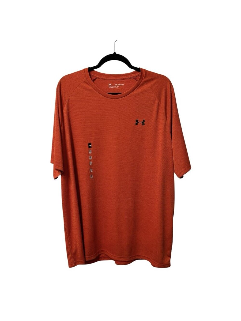 UNDER ARMOUR VELOCITY 2.0 SHIRT LOOSE MENS 2XL ORANGE CREW NECK PERFORMANCE NEW